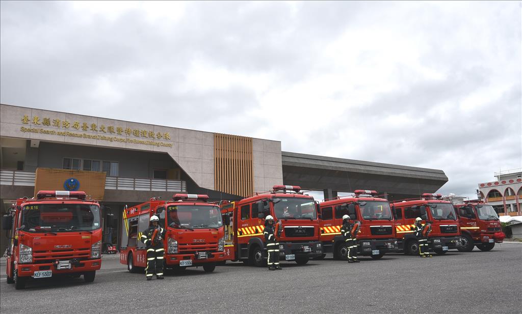 東縣消防新戰力報到，驗收完成後即投入救災行列 消防能力大躍進