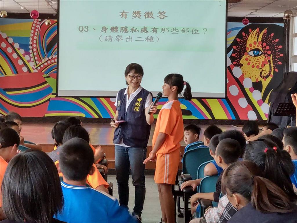 三民國小婦幼安全巡迴宣導 捍衛學童人身安全齊步走