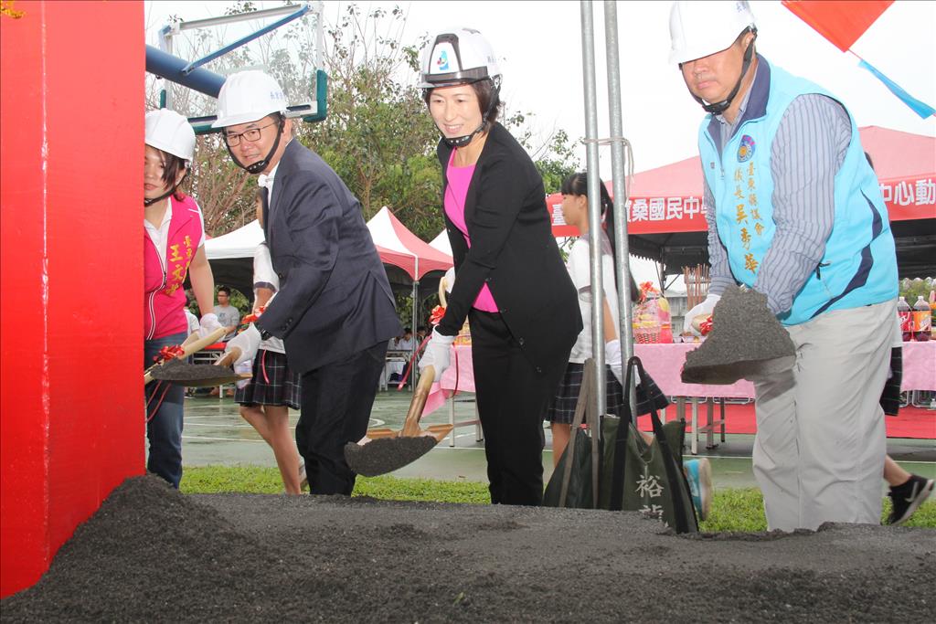 歷20年爭取 寶桑國中社區學生活動中心興建工程6日終動土