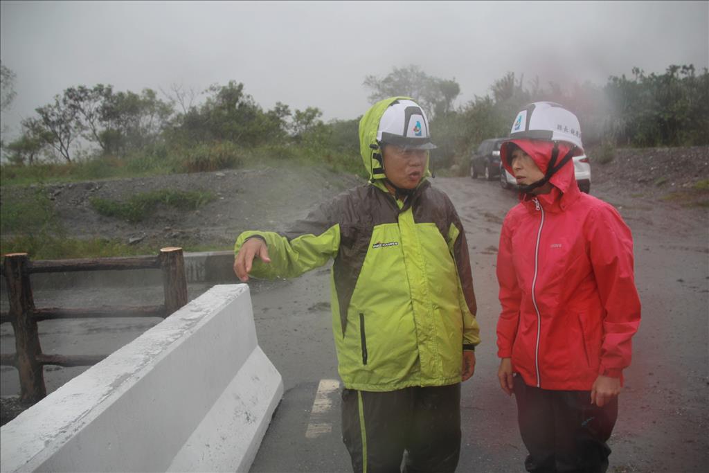 饒縣長24日視察台東縣河川及區排狀況 希加強巡視確保民眾生命財產安全 