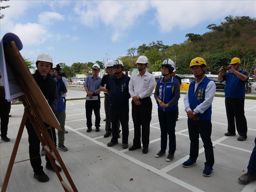 縣長會勘分局新駐地工程進度情形  期許未來警察為民服務再升級