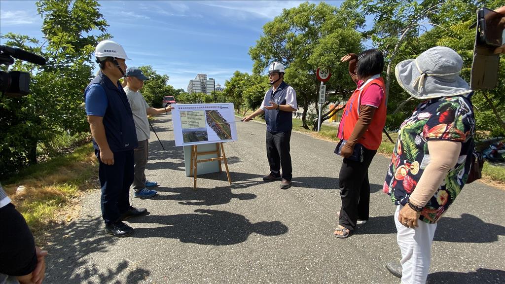 台東卑南一路通台東右岸四號堤防水防道路16日動工祈福 希望目標明年元旦通車